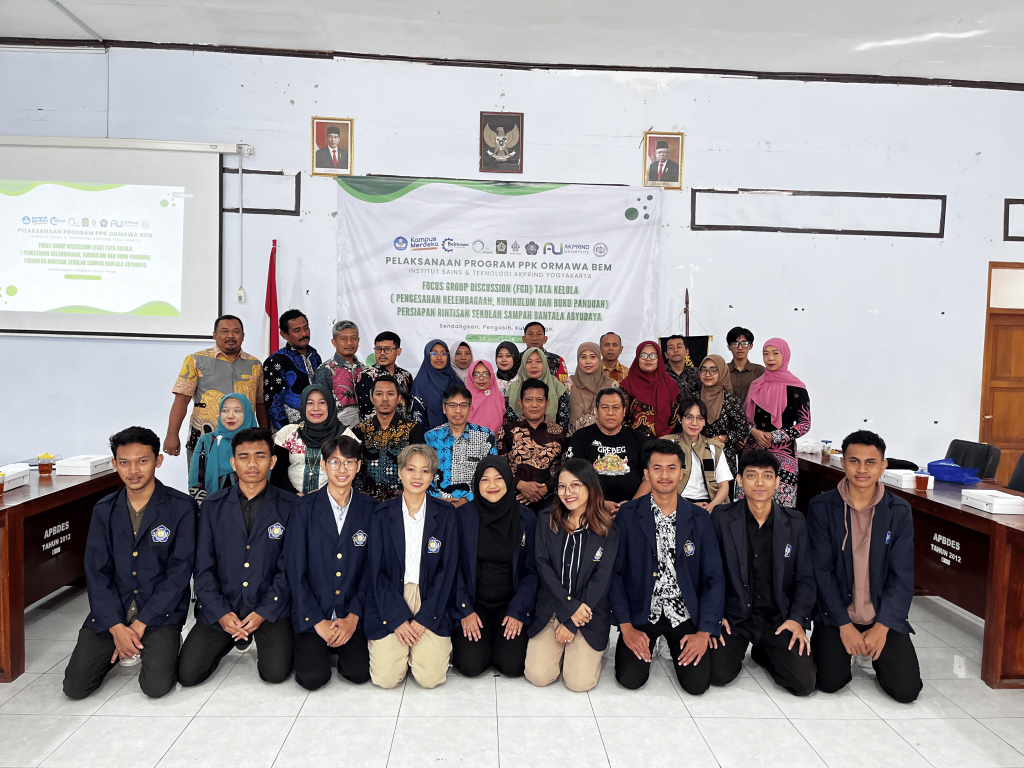 Keberhasilan Pelaksanaan Program PPK Ormawa BEM Universitas AKPRIND Indonesia 2024: Focus Group Discussion (FGD) Tata Kelola Persiapan Rintisan Sekolah Sampah Bantala Abyudaya